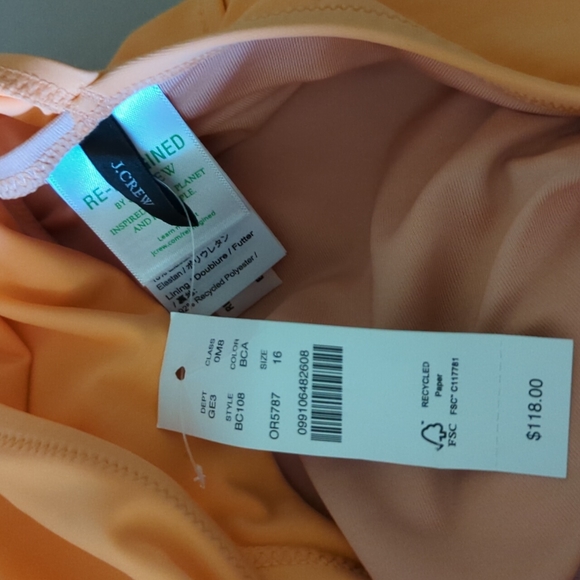 JCrew One Piece Ruched Swimsuit - Picture 3 of 3